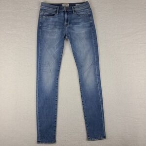 FRAME Jeans Mens 29x33 Blue L Homme Skinny Bastille Light Wash‎